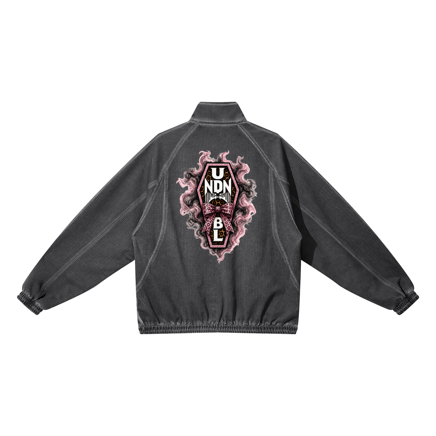 UNDNIBL × PINK Vintage Wash Full Zip Mesh Jacket