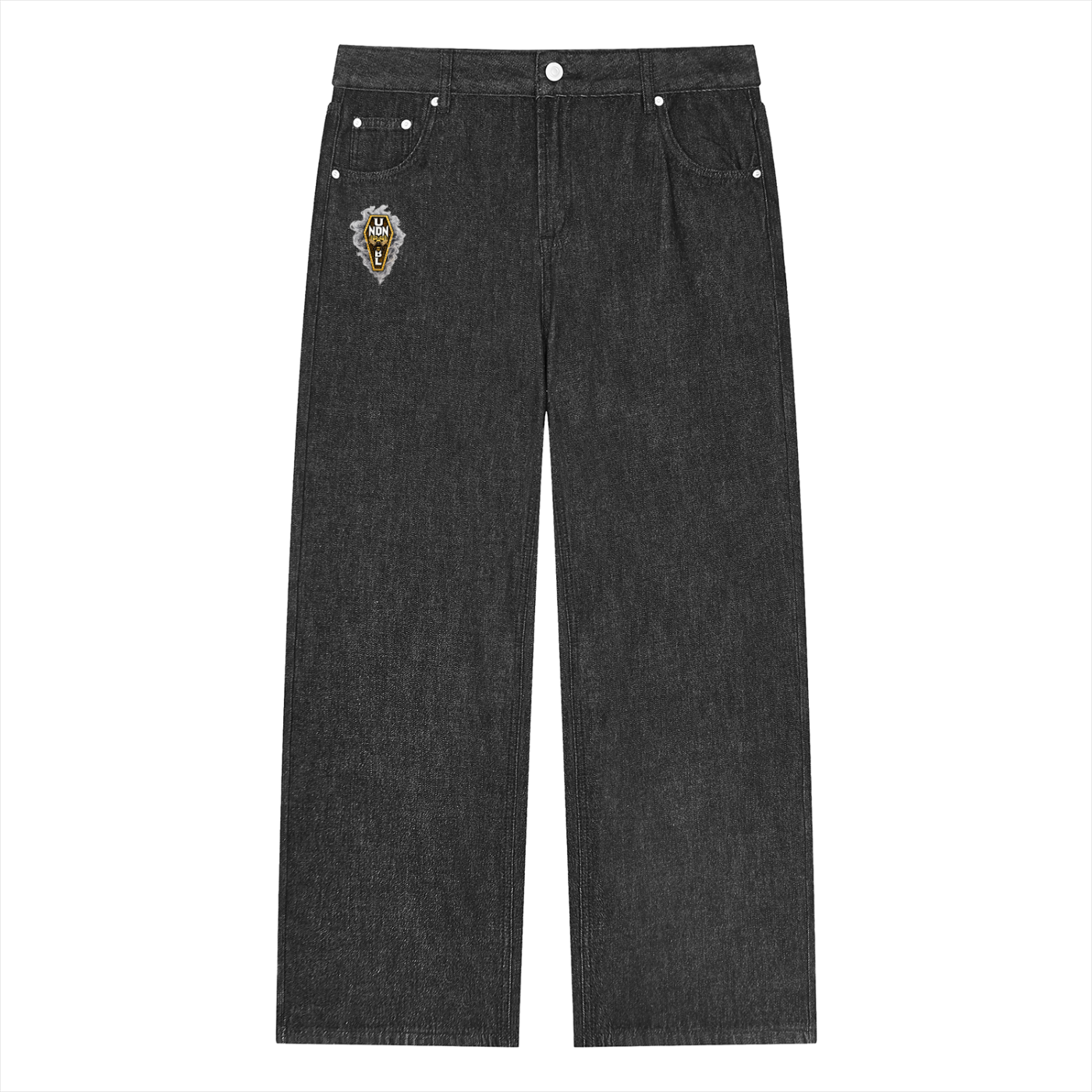 UNDNIBL Wash Straight Leg Jeans