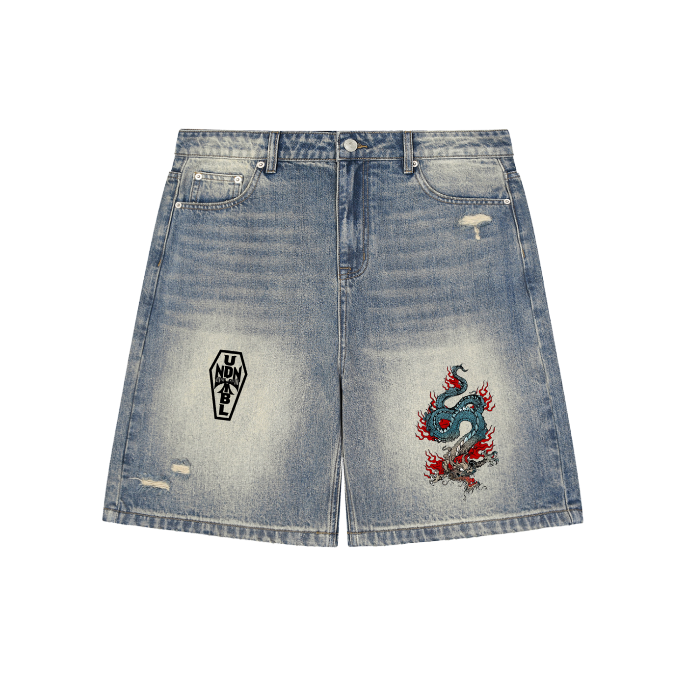 UNDNIBL Baggy Denim Shorts